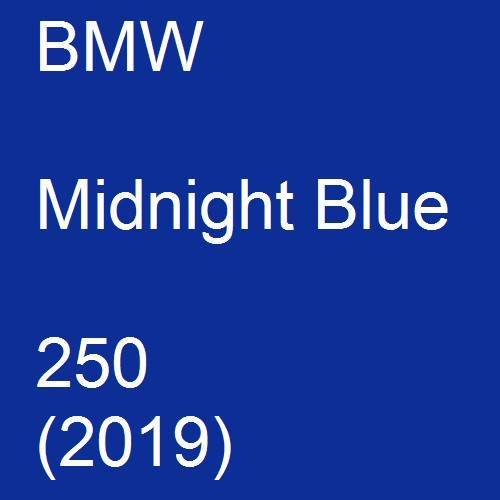 BMW, Midnight Blue, 250 (2019).